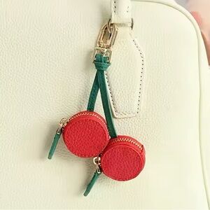 Cherry AirTag Keychain Accessory